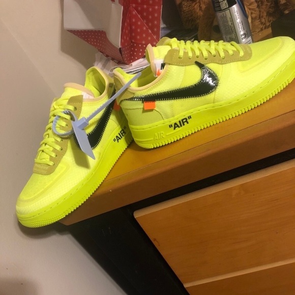 off white volt laces